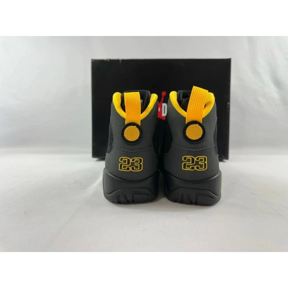 Nike Air Jordan 9 Retro 'Dark Charcoal University Gold' CT8019-070 Size 8.5